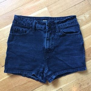 BDG Black Denim Shorts, Size 24